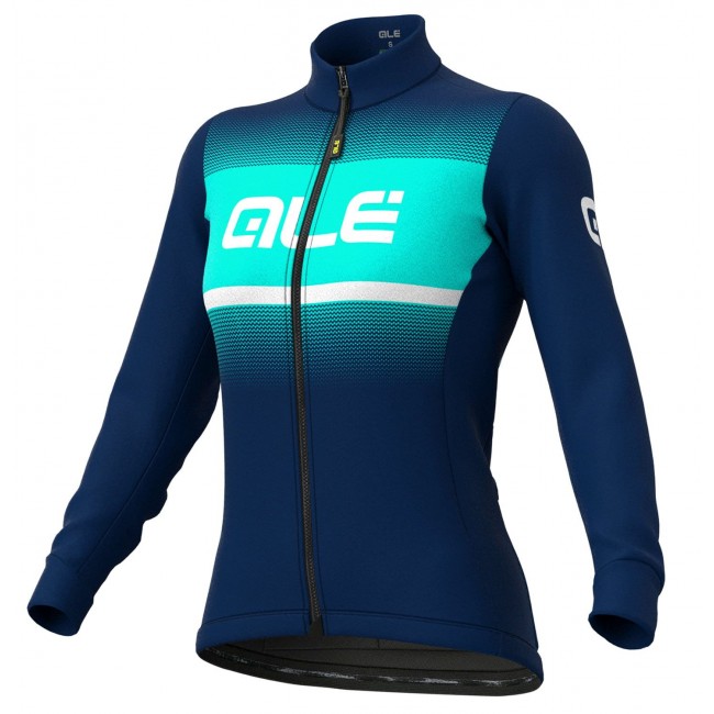 Alé BLEND LADY Radtrikot Damen langarm blau/türkis