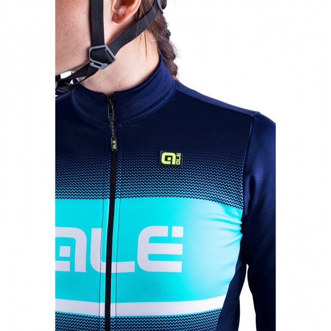 Alé BLEND LADY Radtrikot Damen langarm blau/türkis Alé BLEND LADY Radtrikot Damen langarm blau/türkis