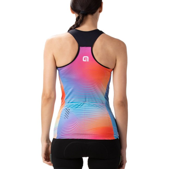 ALE ONDA LADY TOP Radtrikot Damen ärmellos rosa/blau ALE ONDA LADY TOP Radtrikot Damen ärmellos rosa/blau
