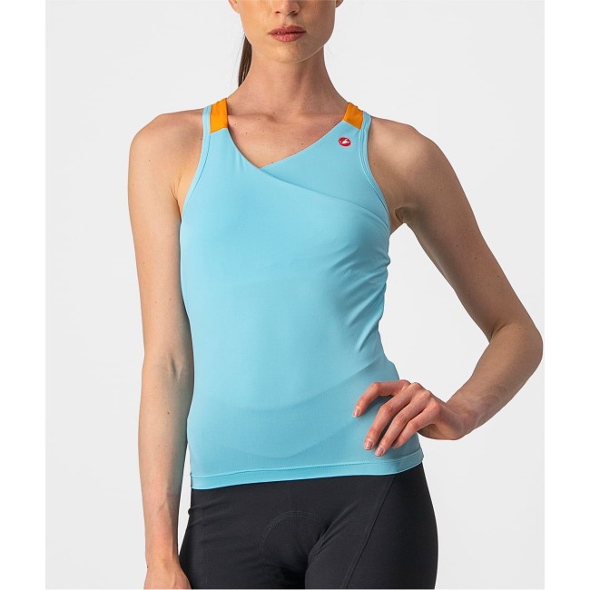 SOLARIS TOP Damen Trägershirt hellblau