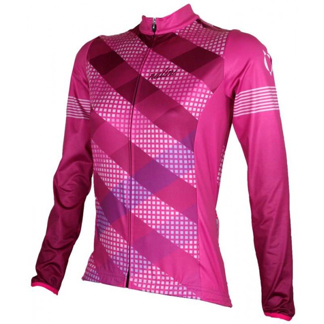 PRO SAIPH Radtrikot Damen langarm rosa (I17-4700)