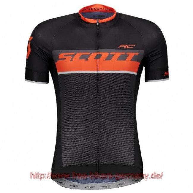 2018 Scott RC PRO tangerine orange Fahrradbekleidung Radtrikot Satz Kurzarm Radtrikot Kaufen
