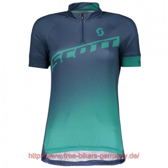 2018 Scott ENDURANCE 40 ensign blau Damen Fahrradbekleidung Radtrikot Satz Kurzarm Radtrikot Kaufen