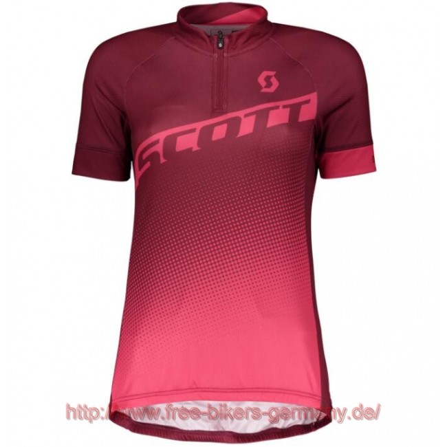 2018 Scott ENDURANCE 40 tibetan rot Damen Fahrradbekleidung Radtrikot Satz Kurzarm Radtrikot Kaufen