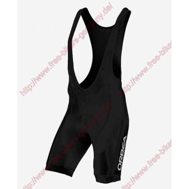 Radsport 2018 Orbea Factory Team Skoda schwarz Trägerhosen Set Radtrikot Kaufen