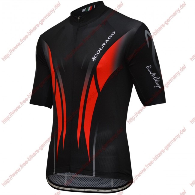 Radsport Colnago Master Pissei schwarz Rot Trikot Kurzarm Radtrikot Kaufen