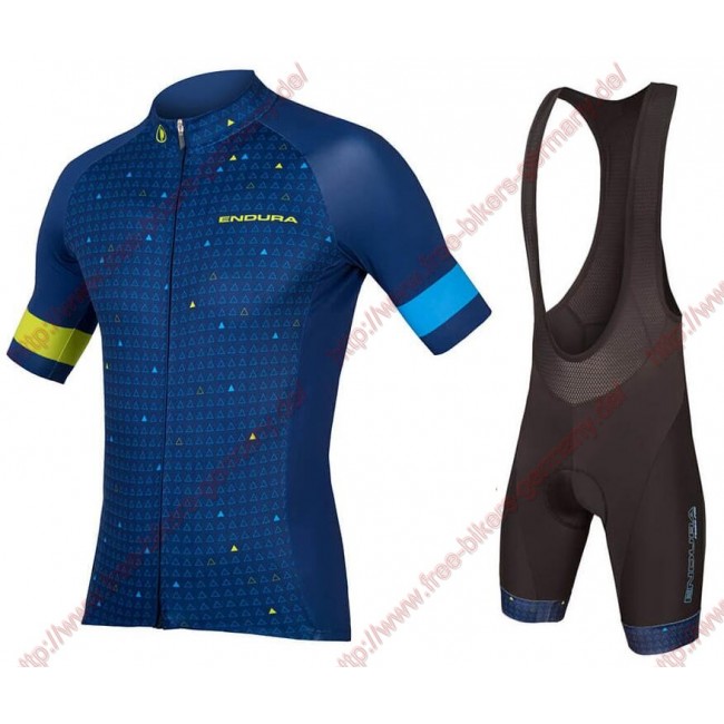 Radsport ENDURA Graphics Triangulate Radbekleidung Satz Trikot Kurzarm+Trägerh Radtrikot Kaufen