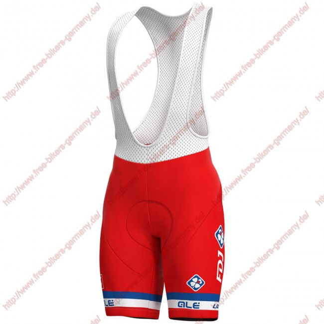 Radsport Groupama Fdj French Champion 2018 Trägerhosen Set Radtrikot Kaufen