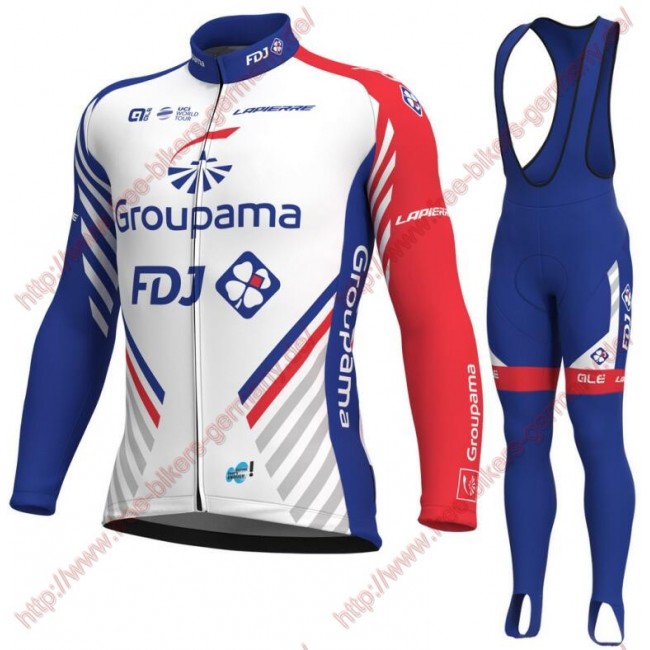 Radsport Groupama Fdj 2018 Pro Fahrradbekleidung Trikot Langarm+Lang Tr Radtrikot Kaufen