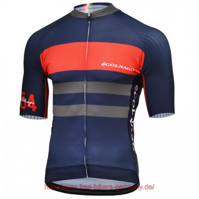 COLNAGO SPEED RACE blau rot Fahrradbekleidung Radtrikot Satz Kurzarm Radtrikot Kaufen