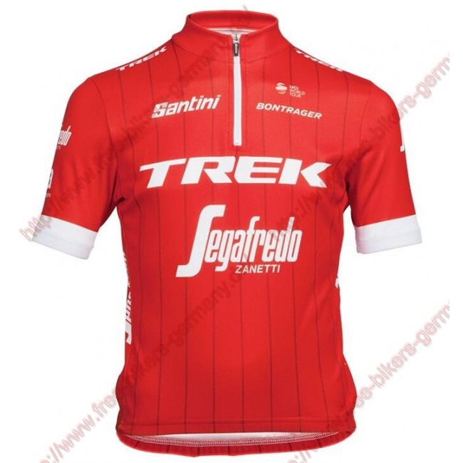 Radsport TREK-SEGAFREDO 2018 Kinder Trikot Kurzarm Radtrikot Kaufen