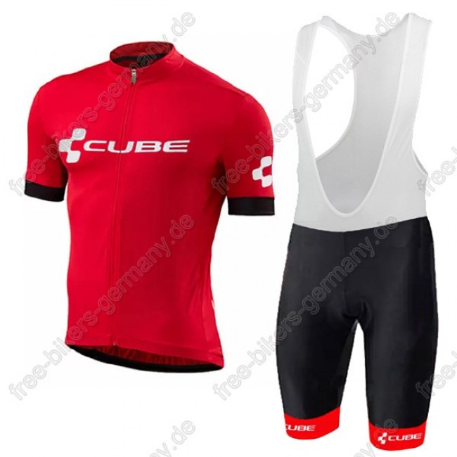Cube rot Radbekleidung Satz Trikot Kurzarm+Trägerhosen  Radtrikot Kaufen