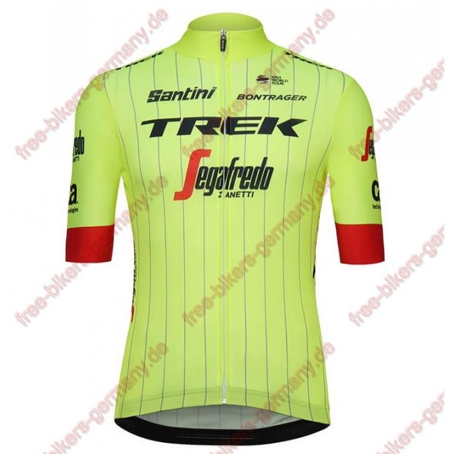 Profiteam 2018 Trek Segafredo fluo gelb Trikot Kurzarm Outlet Radtrikot Kaufen