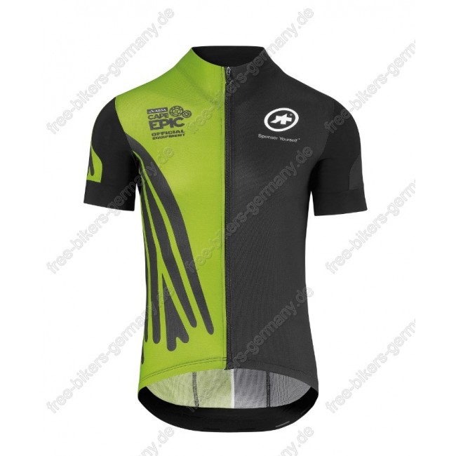 Assos SS.Capeepicx Trikot Kurzarm Grün schwarz 2018 Radtrikot Kaufen