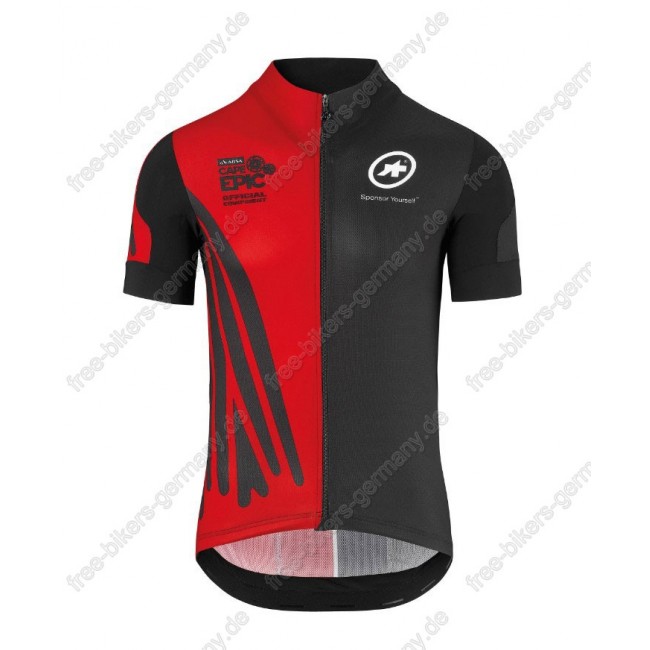 Assos SS.Capeepicx Trikot Kurzarm schwarz rot 2018 Radtrikot Kaufen