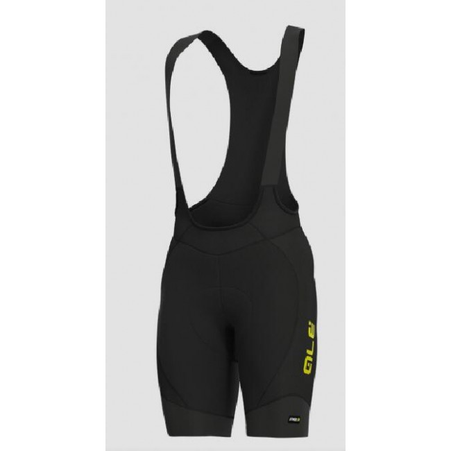 Fahrradbekleidung Radsport 2020 Ale R-ev1 Agonista 2 Trägerhosen Set schwarz-gelb-fluo Radtrikot Kaufen