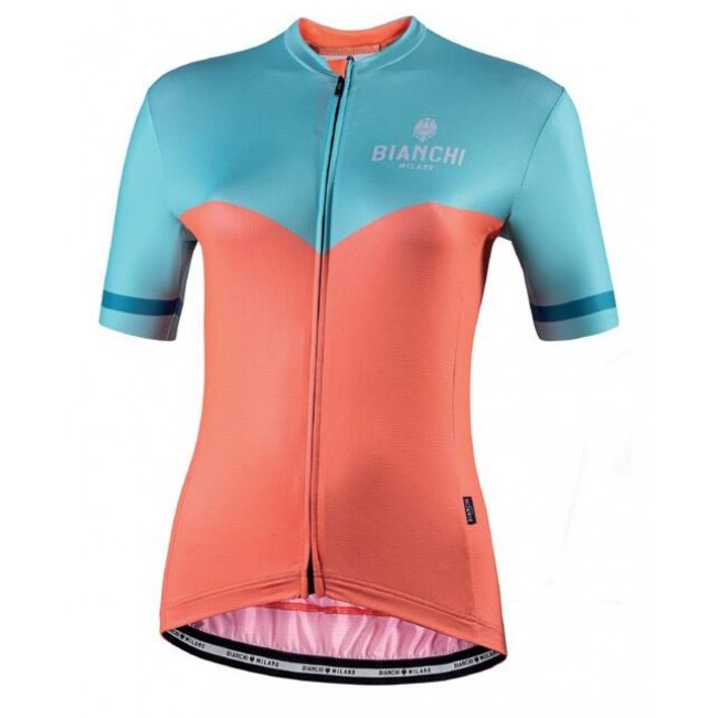 Fahrradbekleidung Radsport 2020 Damen BIANCHI MILANO Flumendosa Trikot Kurzarm Outlet Radtrikot Kaufen