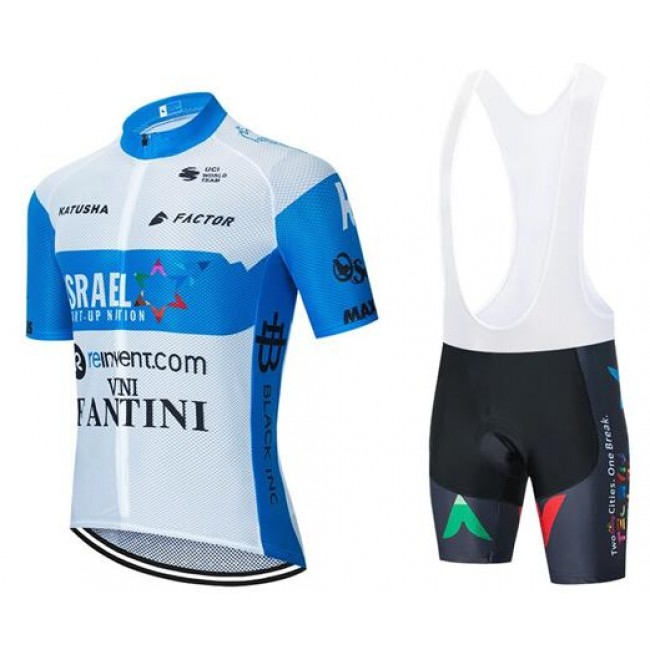 Fahrradbekleidung Radsport 2020 Israel Start-up Nation Radbekleidung Satz Trikot Kurzarm+Trägerhosen Se Radtrikot Kaufen