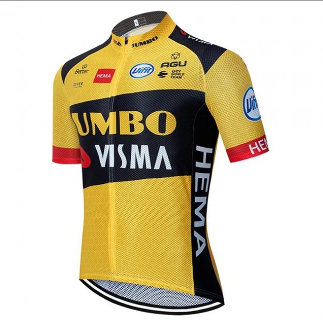 Fahrradbekleidung Radsport 2020 TEAM JUMBO-VISMA Trikot Kurzarm Outlet Radtrikot Kaufen