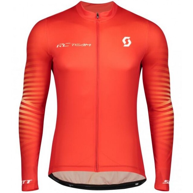 Fahrradbekleidung Radsport 2020 SCOTT RC TEAM 10 Trikot Langarmrot Radtrikot Kaufen