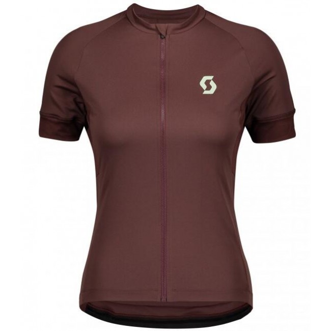 Fahrradbekleidung Radsport 2020 Damen SCOTT ENDURANCE 10 Trikot Kurzarm Outlet marrone Radtrikot Kaufen
