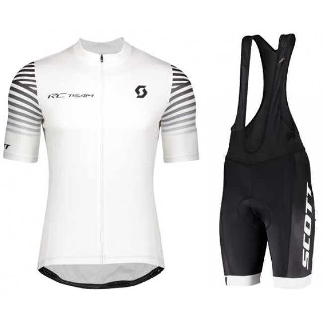 Fahrradbekleidung Radsport 2020 SCOTT RC TEAM 10 Radbekleidung Satz Trikot Kurzarm+Trägerhosen Set Out Radtrikot Kaufen