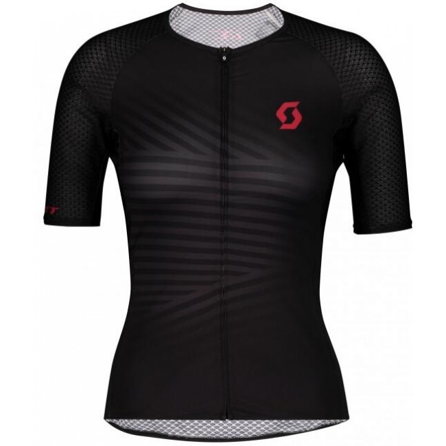 Fahrradbekleidung Radsport 2020 Damen SCOTT RC Premium Climber Trikot Kurzarm Outlet schwarz Radtrikot Kaufen