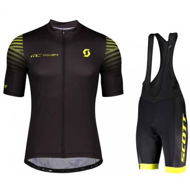 Fahrradbekleidung Radsport 2020 SCOTT RC TEAM 10 Radbekleidung Satz Trikot Kurzarm+Trägerhosen Set Outlet Radtrikot Kaufen