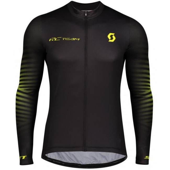 Fahrradbekleidung Radsport 2020 SCOTT RC TEAM 10 Trikot Langarmschwarz Radtrikot Kaufen