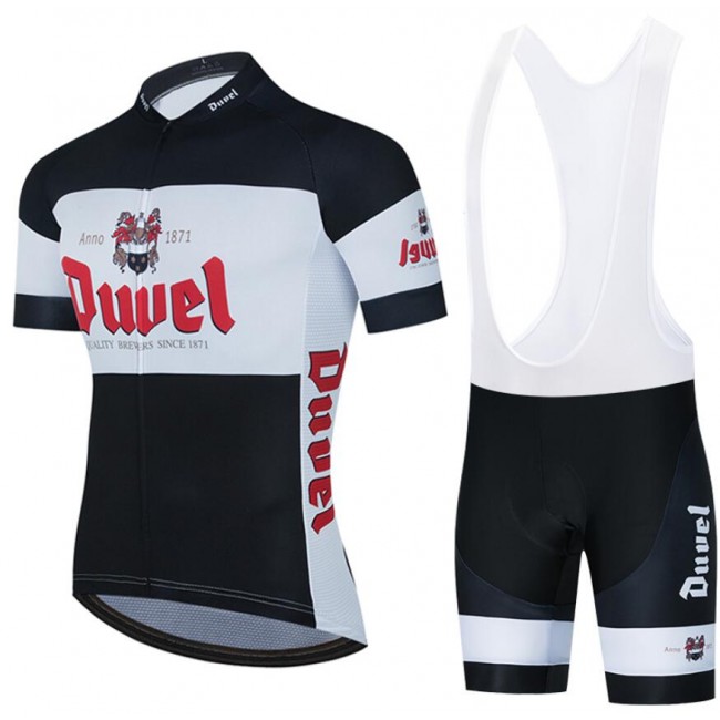 Fahrradbekleidung Radsport 2020 Duvel Beer Radbekleidung Satz Trikot Kurzarm+Trägerhosen Set Outlet Schwa Radtrikot Kaufen