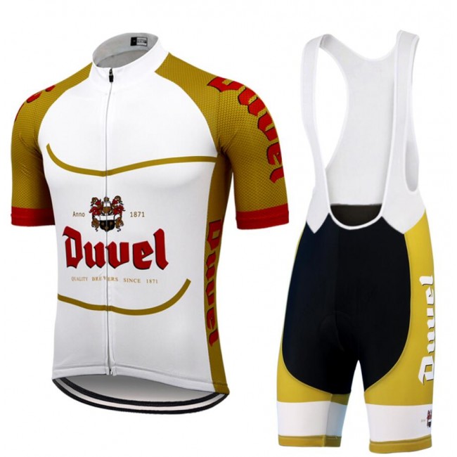 Fahrradbekleidung Radsport 2020 Duvel Beer Radbekleidung Satz Trikot Kurzarm+Trägerhosen Set Outl Radtrikot Kaufen