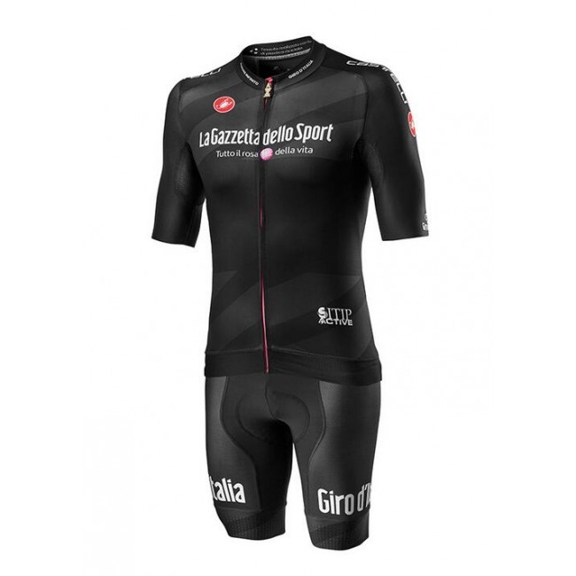 Fahrradbekleidung Radsport 2020 GIRO D'ITALIA Radbekleidung Satz Trikot Kurzarm+Trägerhosen Set Outlet Schwa Radtrikot Kaufen