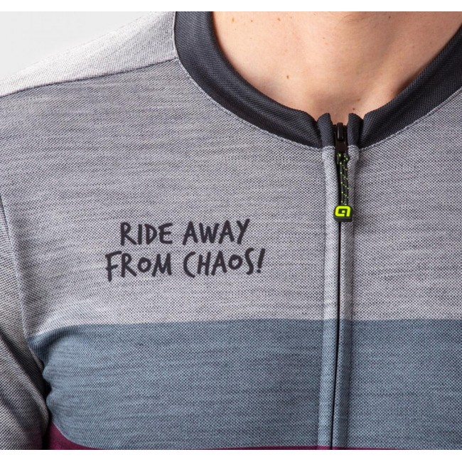 ALE CHAOS Gravel Radtrikot kurzarm schwarz/grau ALE CHAOS Gravel Radtrikot kurzarm schwarz/grau