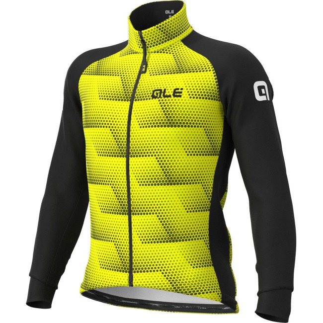 ALE SHARP Winter Fahrradjacke schwarz/neongelb