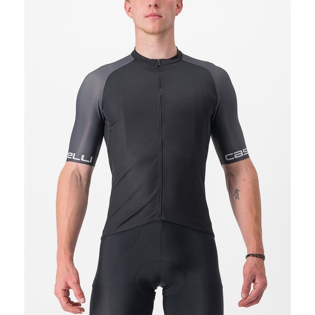 ENTRATA VI Radtrikot kurzarm schwarz