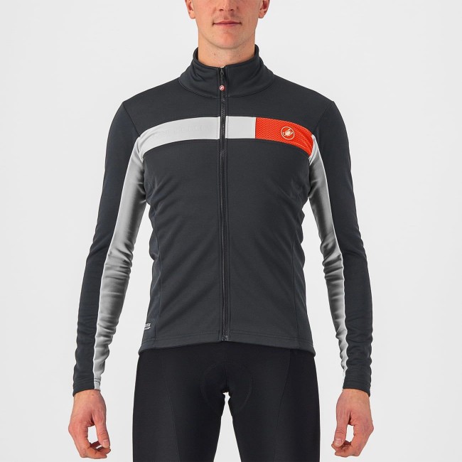 MORTIROLO 6S Fahrrad Winterjacke dunkelgrau
