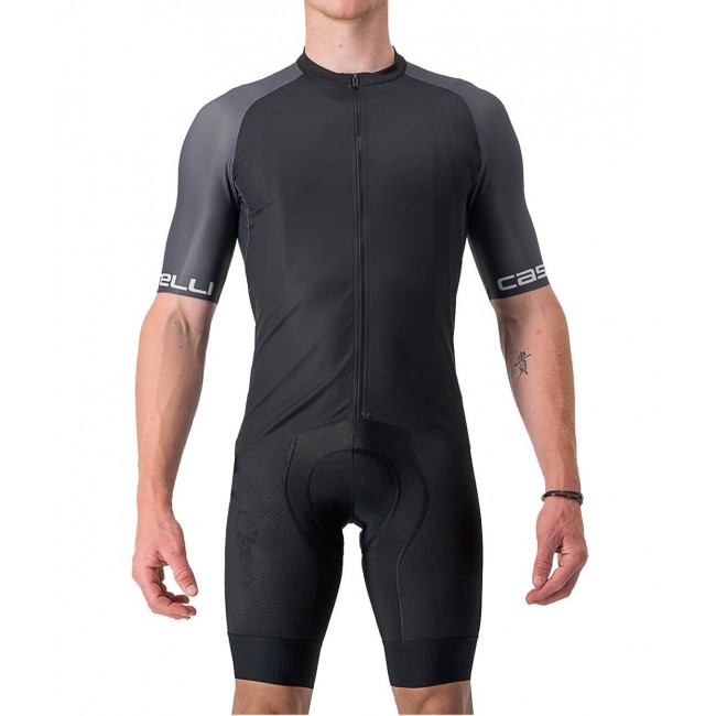 ENTRATA VI+COMPETIZIONE Radsport-Set (Kurzarmtrikot+Trägerhose) schwarz
