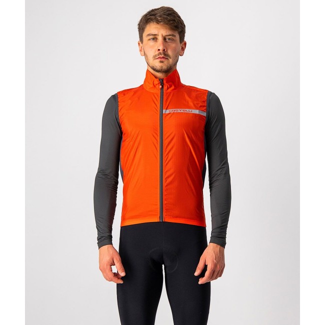 SQUADRA STRETCH VEST-Fahrradweste orange-rot