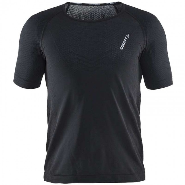 COOL INTENSITY Roundneck kurzarm-Unterhemd schwarz