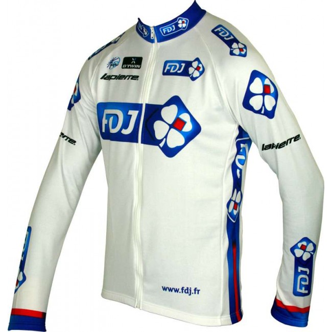 FRANCAISE DES JEUX (FDJ) 2013 Langarmtrikot-Radsport-Profi-Team FRANCAISE DES JEUX (FDJ) 2013 Langarmtrikot-Radsport-Profi-Team