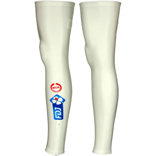 Radsport-Beinlinge weiß FRANCAISE DES JEUX (FDJ)-BIG MAT 2012-Radsport-Profi-Team