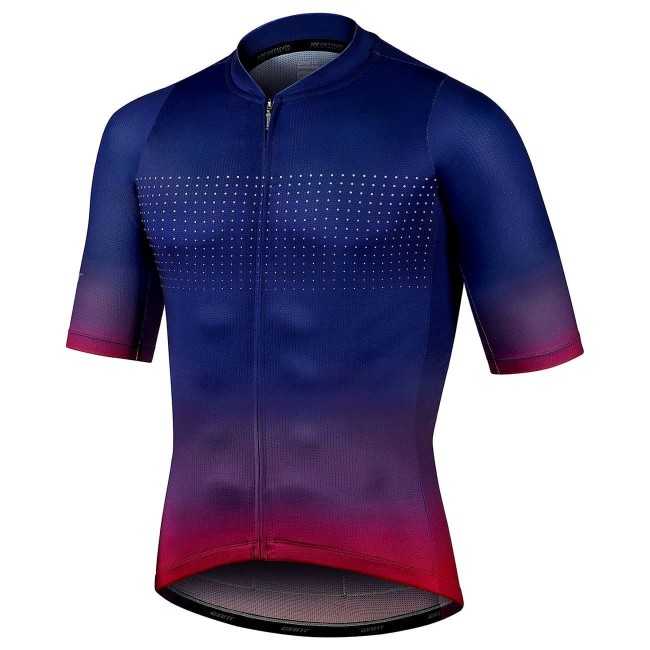 PODIUM Radtrikot kurzarm blau