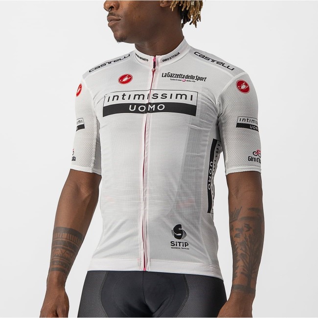 Giro d'Italia 2022 MAGLIA BIANCO (weiß) Radtrikot kurzarm