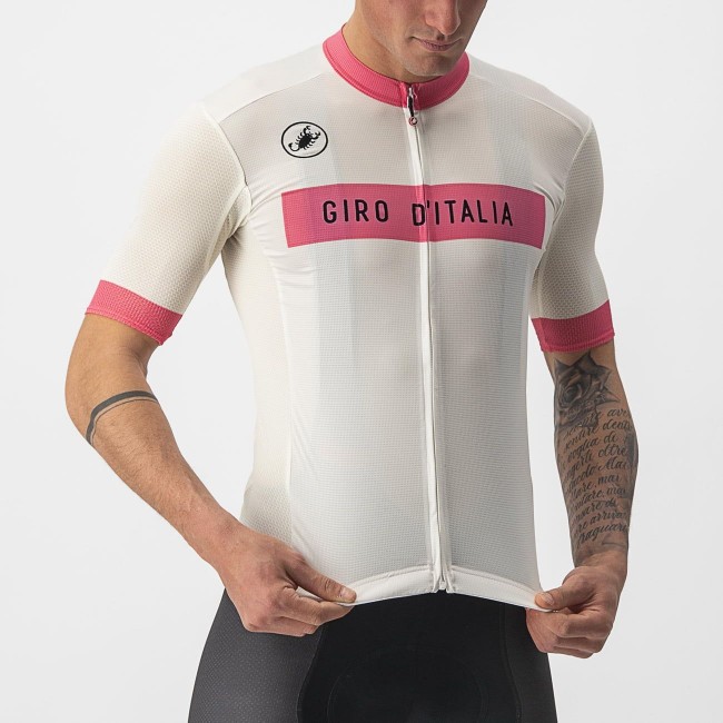 Giro d'Italia 2023 FUORI-MAGLIA BIANCO Radtrikot kurzarm Giro d'Italia 2023 FUORI-MAGLIA BIANCO Radtrikot kurzarm