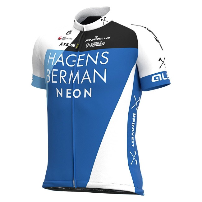 HAGENS BERMAN AXEON 2020 Radtrikot kurzarm (langer RV)-ALE Radsport-Profi-Team