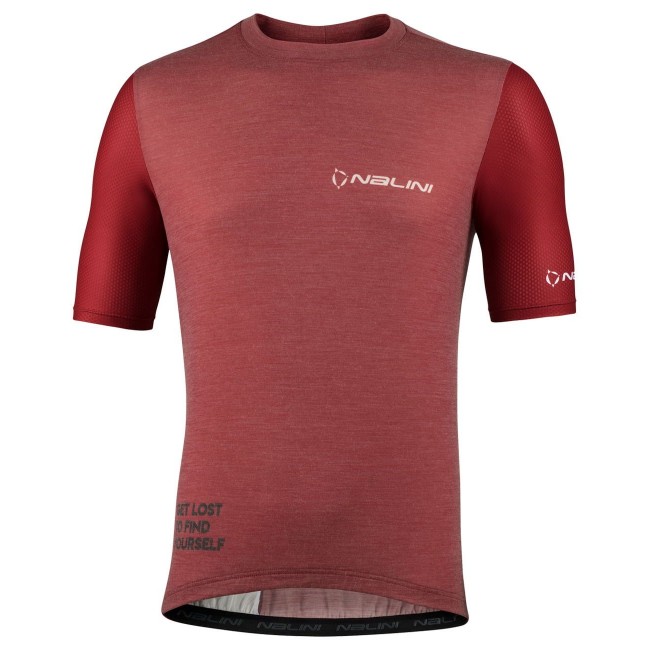 GRAVEL Fahrrad Shirt rot