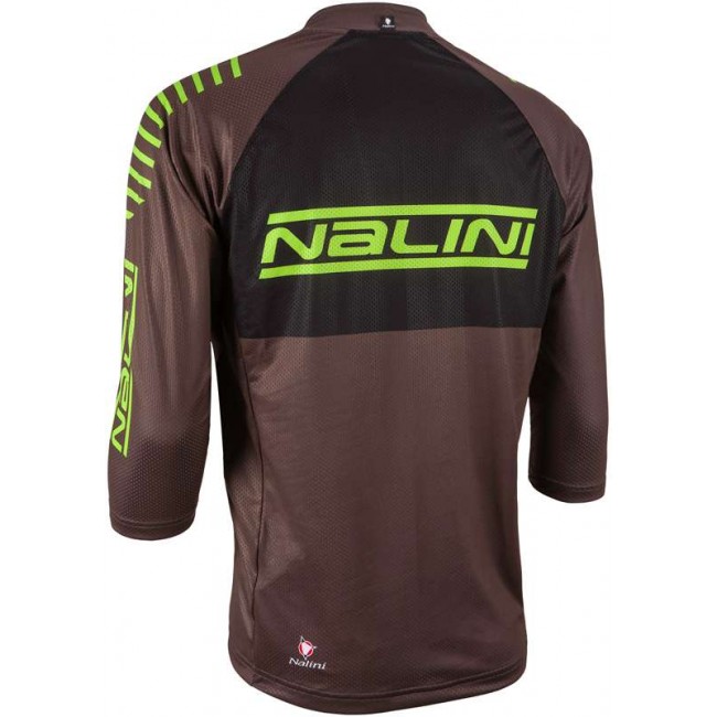 PRO Trail Jersey Medium SL MTB-Trikot grün/braun PRO Trail Jersey Medium SL MTB-Trikot grün/braun