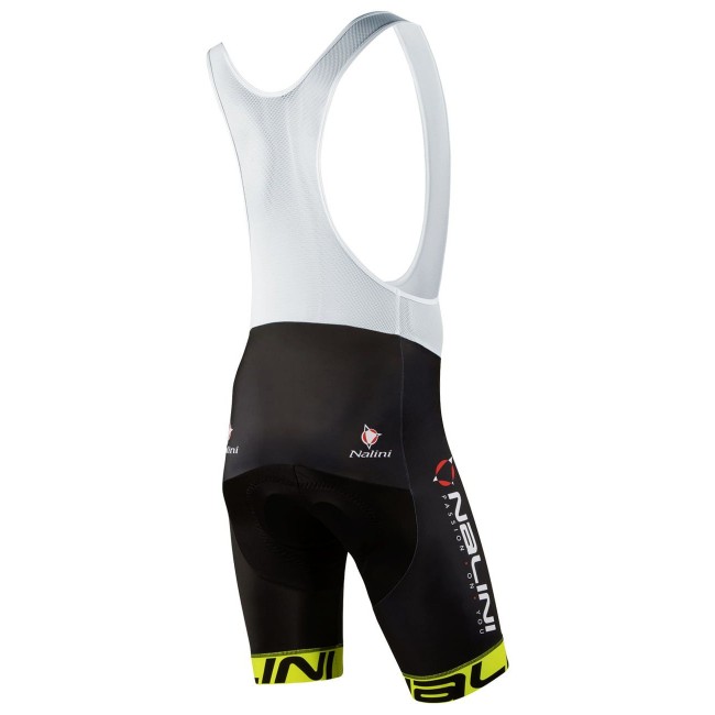 Radsport-Set (Radtrikot BORGO+Trägerhose VILLAGGIO) schwarz/neongelb Radsport-Set (Radtrikot BORGO+Trägerhose VILLAGGIO) schwarz/neongelb