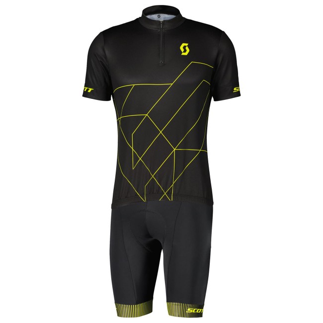 RC TEAM 20 Radsport-Set (Kurzarmtrikot+Radhose) schwarz/gelb