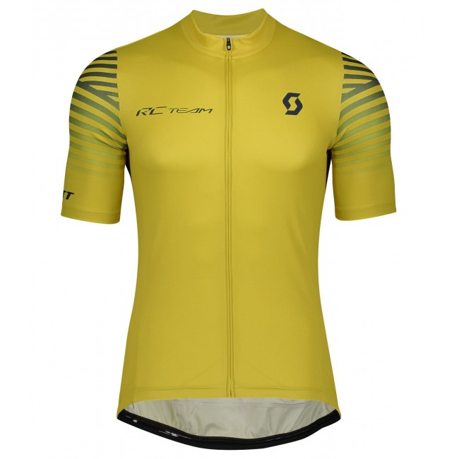 RC TEAM 10 Radtrikot kurzarm ocker-gelb